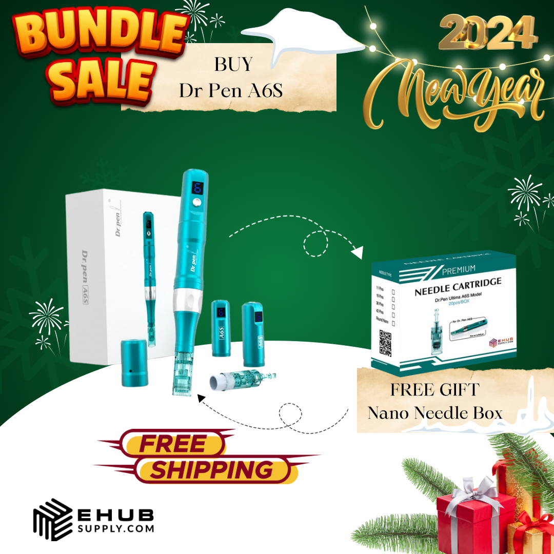 Bundle 2 ( Dr Pen AS6 + Nano needle box )