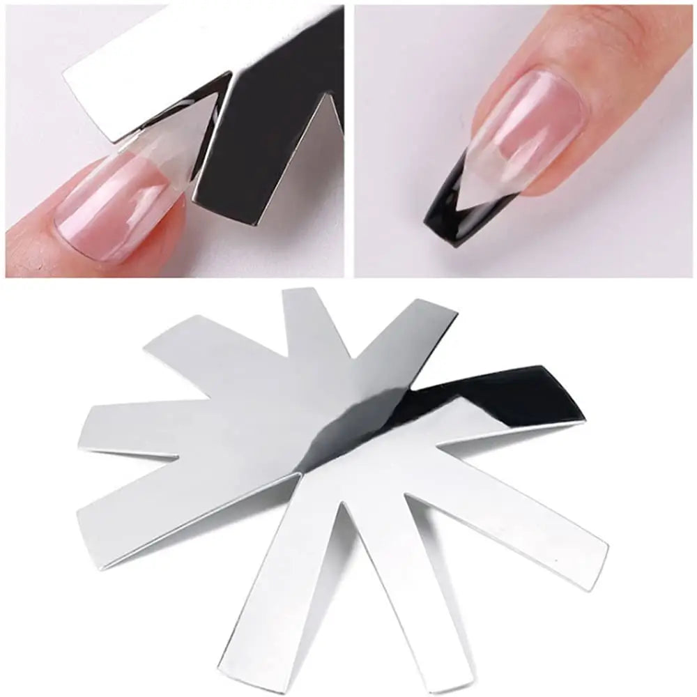 Nail Art Easy French Spare Flakes (5 Shapes)