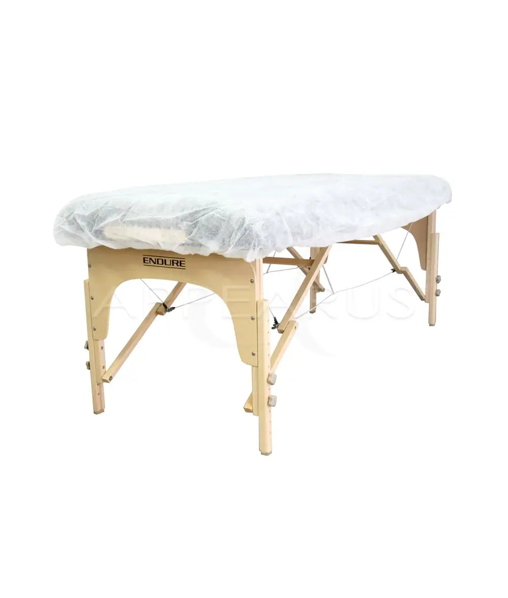 Disposable Fitted Massage Table Sheets Bed Covers 82 x 35 inches White Skincare skin care brow ( Pack of 25 )