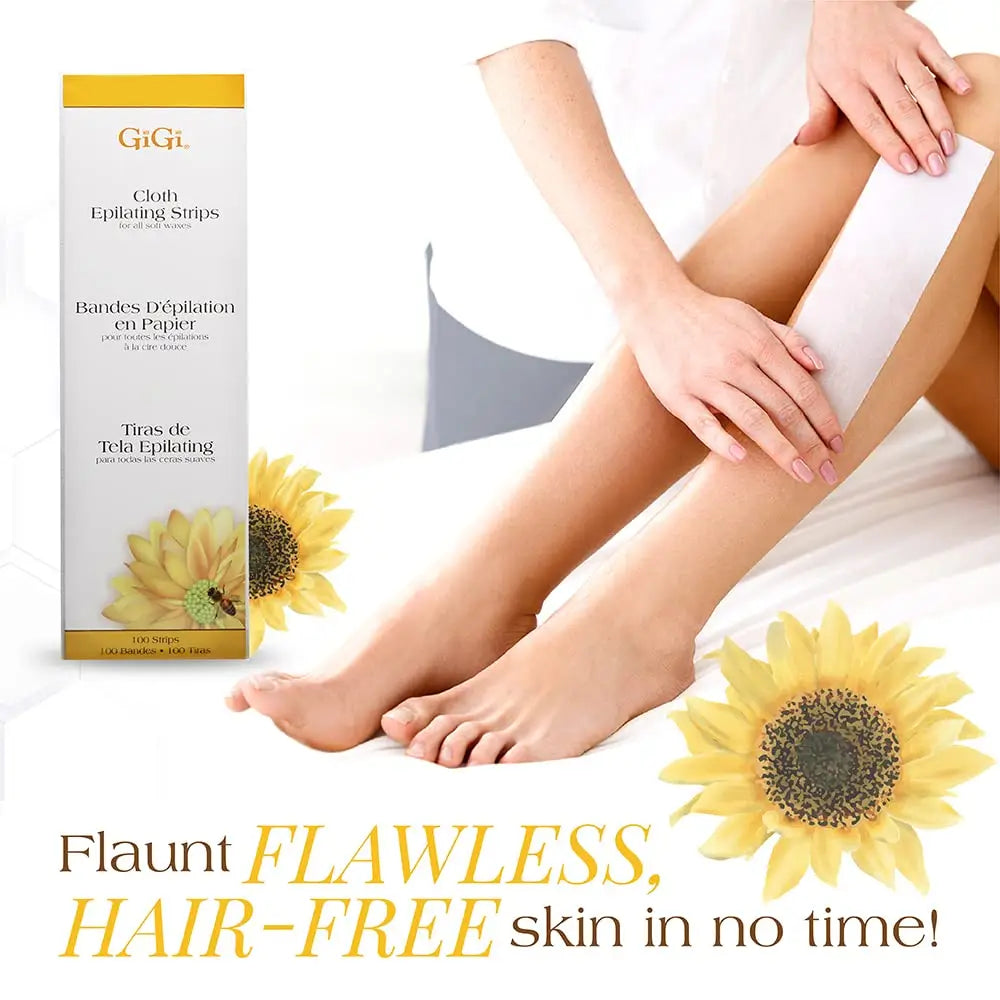 GiGi Large Cloth Epilating Strips Brow Skincare Skin Care