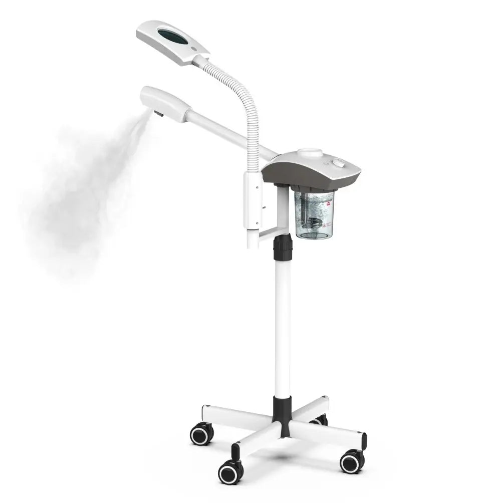 Professional Facial Steamer with Magnifying Lamp 5X
