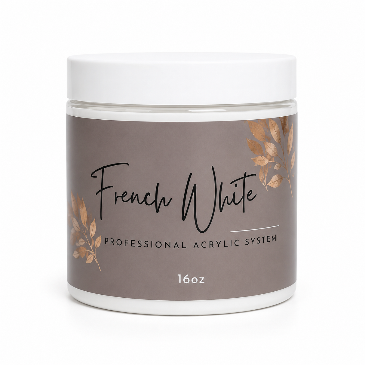 French White Acrylic Powder - Clearance - 16oz