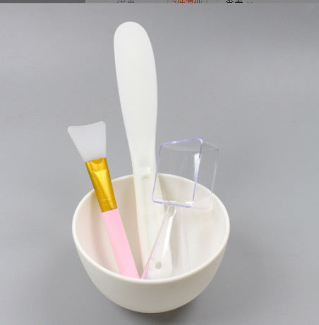 4 Pcs Silicone Face Mask Mixing Bowl Set Skincare Skin Care