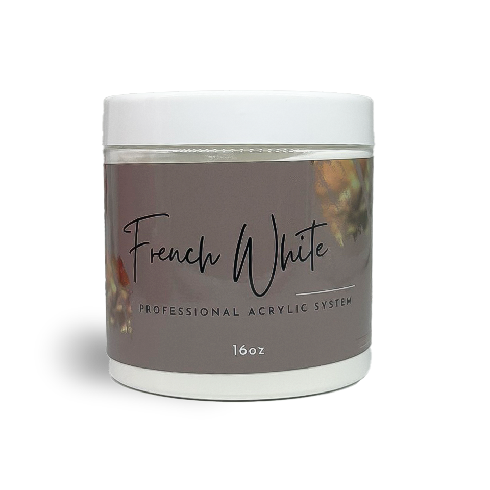 French White Acrylic Powder 16oz