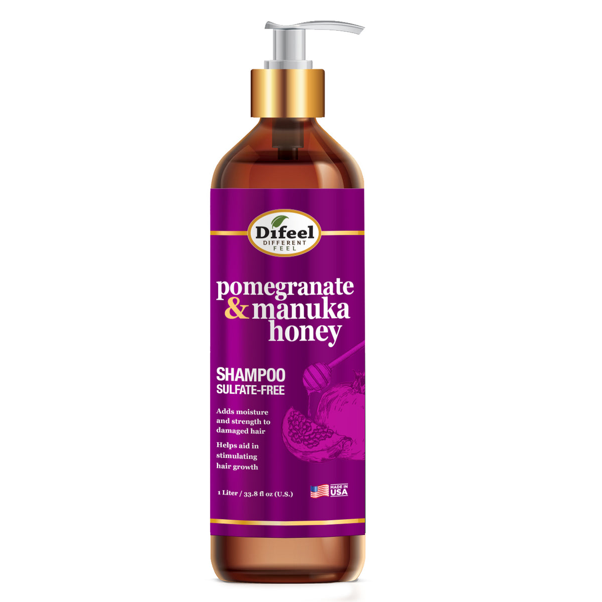 Headspa Shampoo- Difeel Pomegranate & Manuka Honey Head Spa