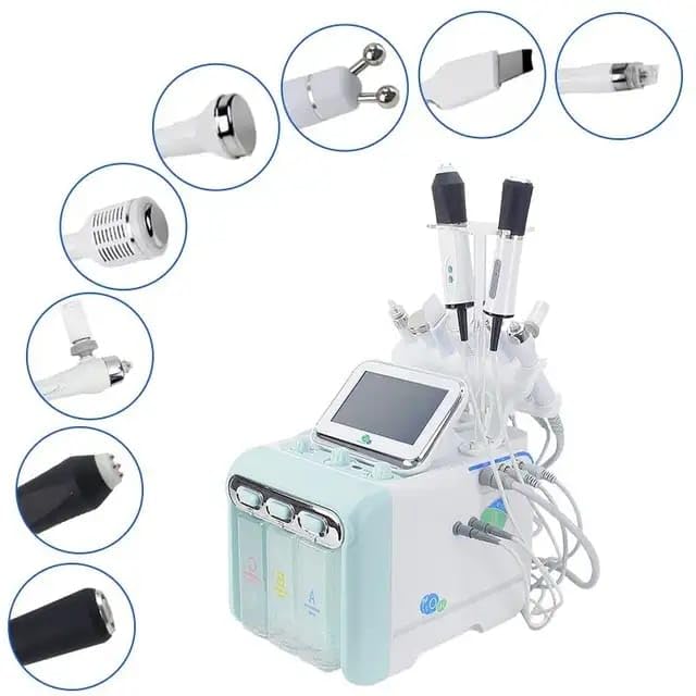 Hydrogen Bubble Oxygen Facial Machine,8 IN 1 Multifunctional Skin
