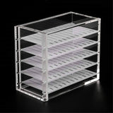 5 Layers Acrylic Clear False Eyelash Organizer Case.