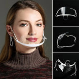 Masks w/ Pouch - Clear Transparent Sanitary(5PCS) facial skincare brow nail lash headspa head spa