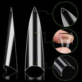 Acrylic Medium Stiletto Nail Tips 600pcs