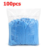 Disposable Hair Nets, Elastic Head Cover, Bouffant Caps, Sanitation Head Cover for Food Service, Spa Men & Women