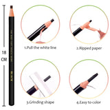 Eyebrow Soft Coloured Pencils Brow  (Black)