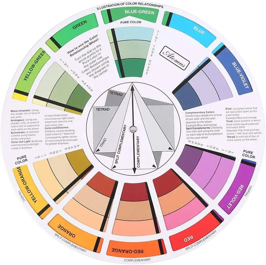Color Wheel Mix Guide Brow Eyebrow
