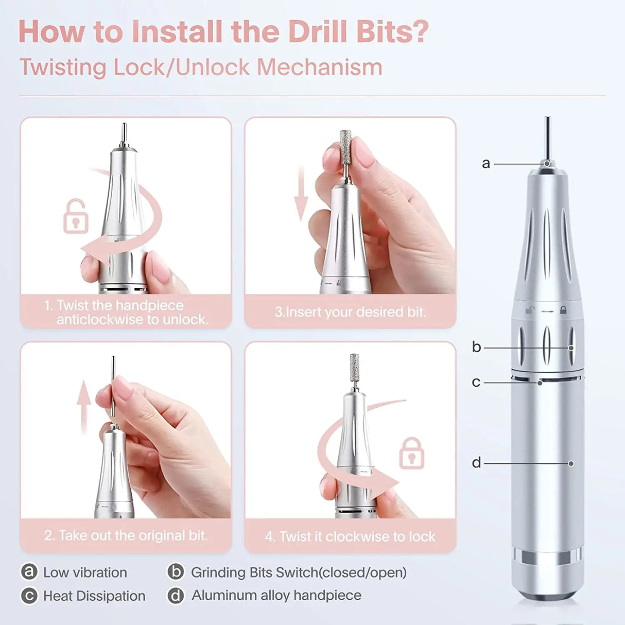 Professional Electric Nail Drill Machine