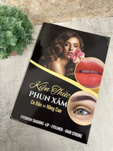 SÁCH KIẾN THỨC PHUN XĂM- Brow Permanent Make Up Therory Advanced - Vietnamese Version