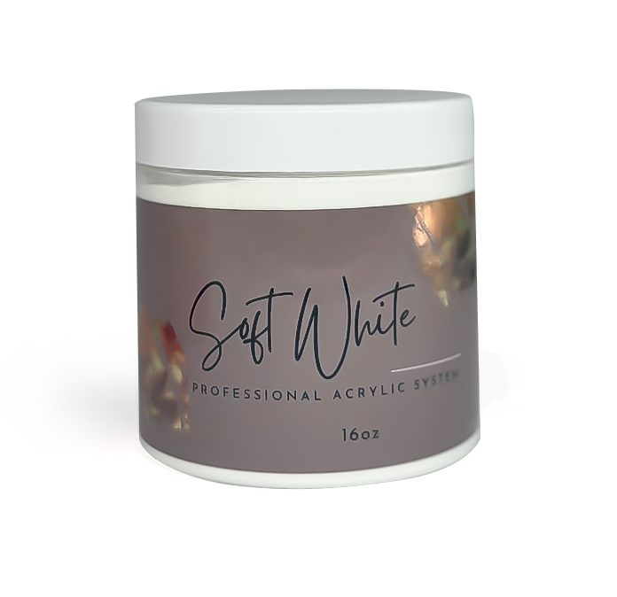 Soft White Acrylic Powder 16oz