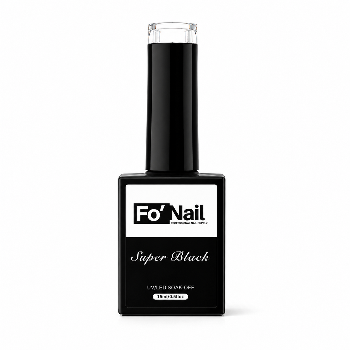 Super Black Color Gel Nail - Clearance