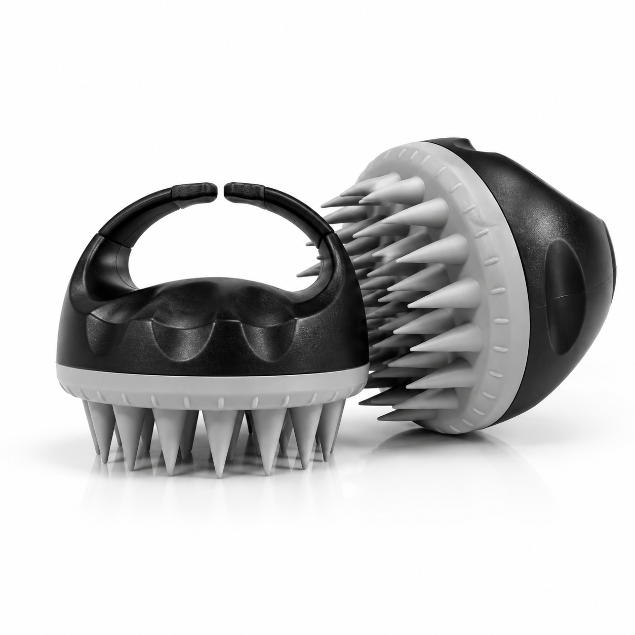 Silicone Head Massager Shampoo Scalp Massage Brush Hair Washing Comb Head spa Headspa( 2 pcs ) - Clearance