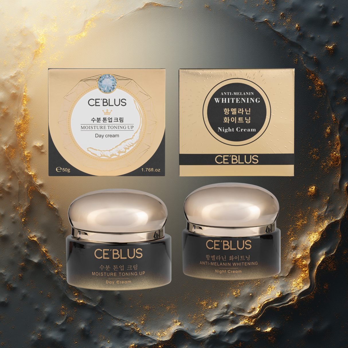 Céblus Brightening Day & Night Cream Set Skincare Skin Care