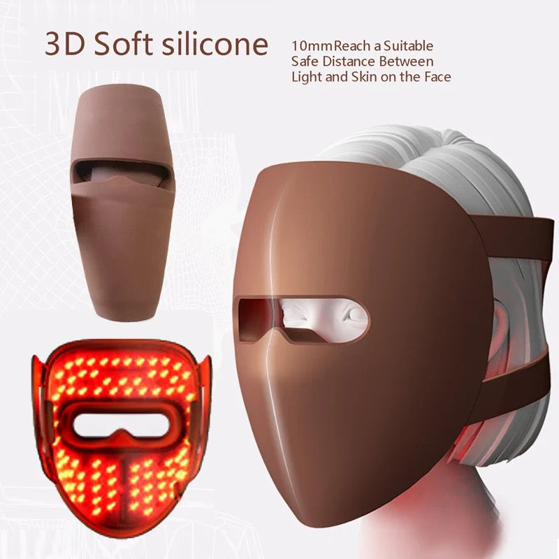 LED Light Therapy Soft Silicone Mask 4-In-1 Skin care Skincare