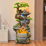 Water Fountain Flowing Water Decorations Circular Floor Decoration Pastoral Scenery Floor Decorations Facial Head Spa Relaxation-125 Head spa headspa skincare skin care