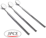 Stainless Steel Lash Mirror (3 pcs)